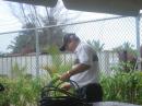 Jose Luis-WP3HY unraveling the coax cable