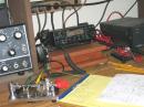 This is N6USP's Alinco 70T with a Vibroplex keyer.