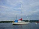 DIPOLE STRUNG BETWEEN OUTRIGGER POLES