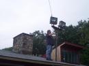 10-70 President Paul Beshlian/KC2CJW installs the NTS/Talk in repeater antenna putting the final touches as FD-2006 kicks off to a fast start.