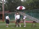 Building an antenna in the rain...