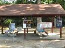 Picnic shelter becomes Info Center