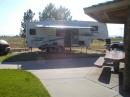 AA7TR's Trailer with AA7DB setup out side