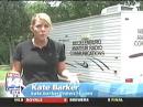 TV14 Carolinas' Kate Barker inerviews and tapes the Field Day effort.