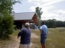 Pulling up the 6 meter dipole
