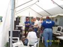 Lots of activity in the Welcome Tent!