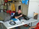 KE5FZL, Gary, racks up contacts at the GoTA station