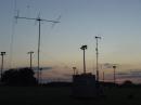 6 meter yagi, and the wind powered generator for recharging the batteries