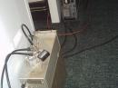 K7XC - Amps in the hallway to cut down on in shack noise pollution.