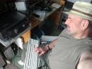July 2006 - The guest operator at OH0JFP during the IARU HF 2006 enjoys perfect summer weather and great propagation.