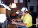 Al trying to pretend he is working a pile up of stations!
