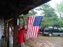 Leo, KG4PWC, took care of Old Glory for us.