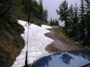 At 6000ft. above Lake Chelan in CN98. Snow further ahead completely blocked the road. Back 15 miles to the highway!