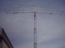 K7XC Antennas: Homebrew 6 ele 50 Mhz yagi on 30' boom at 37'. M2 18XXX 144 Mhz Yagi at 39'. 7WL M2 222 Mhz Yagi at 41'. 9WL K1FO 432 Mhz Yagi At 43'.