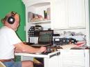 Dennis, K1YPP using Vibroplex, black based, Straight-Key with Yaesu FT-857 at 5W.