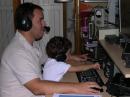 No, i wasn't in multi-operator ! (with my daughter Aude, 3 years old)