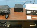 The School Station, FT-847 and MFJ tuner. The antennas are a Windom up about 30 feet and a 2m FM vertical on the school roof.