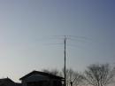 My new 3el full size yagi for 40m.
de JH1AEP  Fumi
