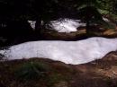 This is a rare site at this time of year! Snow at 4500 feet toward the end of June!