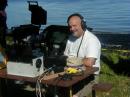 2007 Field Day Chairman, Ziggy N1ICL, checking out the GOTA Station