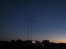 No explination needed. Great shot of the antennas, stars, and last of daylight.