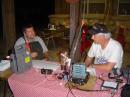Rick and Tom analyzing the next 40 meter cw contact...