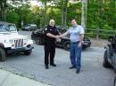 Walt greeting an officer of the Signal Mountain P.D., a served agency.