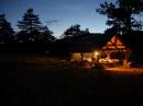 BARC Field Day site at Betasso Preserve shelter at night