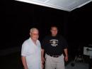 Dennis K0BYK (MCARC Trustee) with Marshall County Emergency Operations Manager Jonathan York.
