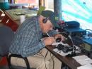 Mr. VHF for the area, Chelmer, KC0VIE chalking up a six meter QSO.