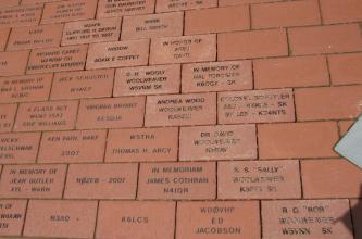 More than 2,000 bricks have been placed - so far!
