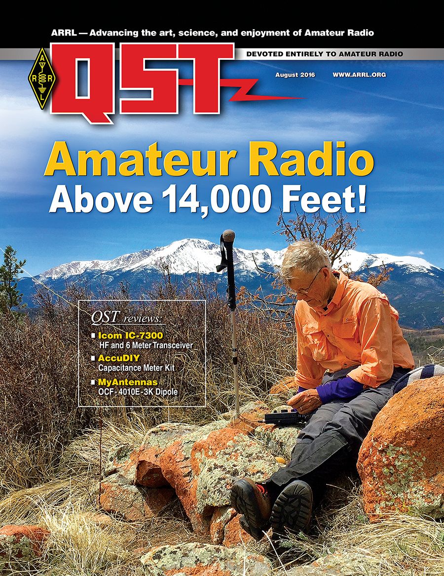 August issue. QST.