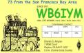 WB6IYM QSL card
