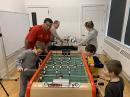 After getting on the air everyone got rewarded with a game of Foosball…