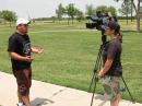 Adair Winter, KD5DYP, our Field Day Captain, being interviewed by KVII-TV.