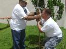 Danny and Lugo mounting the VHF antenna