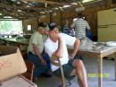 Two hungry hams waiting on the food to be served-George Williams-W4GLW and Ron James-N4TBZ.