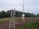 Dave W4DAV measuring distance for new power cables from generator