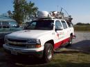 The Red Cross ECRV (Emergency Communications Response Vehicle) which is based out of Charlotte, NC.
Joe Getlein, W1FAI Red Cross Volunteer and Catawba County EC visited and gave a good talk to the group about the ECRV.