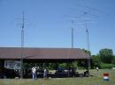 All three N2MO towers with all those rotating antennae