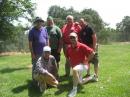 Operators clockwise from back left.  Chuck W6FT, Gary KG6SMX, Glenn KG6PTK, Robert (visitor), Andy W6AWS and Dale AD6CT.